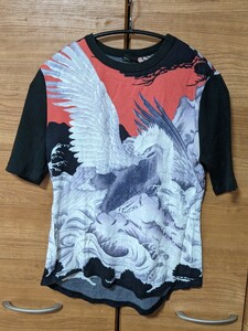 ■Jean Paul Gaultier Ｔシャツ日本画風プリント■ジャンポールゴルチェ