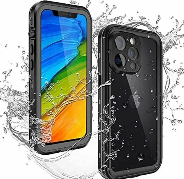 防水ケースiPhone12Pro 完全防水耐衝撃防塵超薄型軽量 IP68米軍規格 無線QI充電対応 耐衝撃 衝撃吸収 iPhone