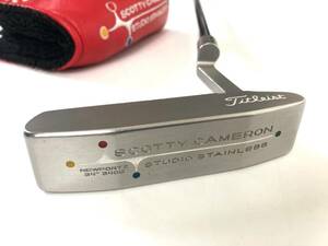 美良品 スコッティキャメロン スタジオステンレス ニューポート2 34"340G パター STUDIO STAINLESS 33.5インチ　正規品