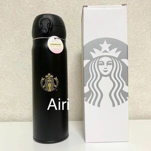 新品Starbucks スターバックス ステンレスボトル 水筒　黒A 限定STARBUCKS 473ml