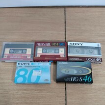 ★1円スタート カセットテープ ハイポジション ハイポジ 33本セット 新品未使用品 maxell SONY DENON TDK_画像5