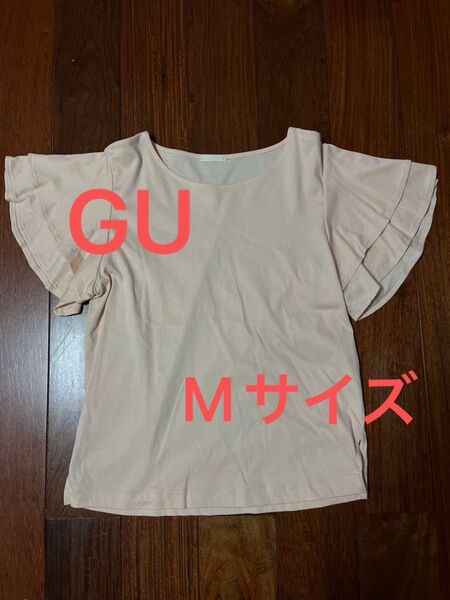 GU ジーユー*半袖カットソー*Tシャツ*ピンク*Mサイズ