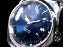 ★超美品 OMEGA Ω オメガ シーマスター アクアテラ ネイビー Cal.1538 2518.8000 綺麗！★_画像1