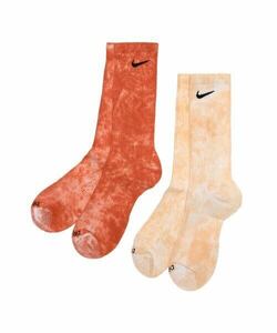 【送料無料】ナイキ(NIKE) エブリデイ プラスCUSHクルーソックス2足セット　DM3407-906 25〜27cm(L)