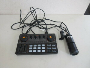 e027*maono portable audio mixer set electrification only has confirmed secondhand goods 