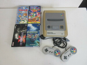 e039* Super Famicom body operation not yet verification soft together present condition goods 