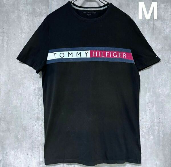 トミーヒルフィガー　TOMMY HILFIGER Tシャツ　黒　M