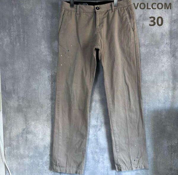 ボルコム VOLCOM パンツ　ペイント　ベージュ　サイズ30