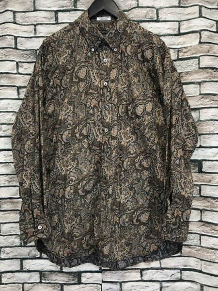 ★Engineered Garments エンジニアードガーメンツ★BD Shirt Cotton Paisley Print ペイズリー柄ボタンダウンシャツ