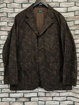 極美品★TAKE&SONS テイク&サンズ★23101 FISH BATIC SACK JACKET フィッシュボタニカル柄リップストップテーラードジャケット_画像1