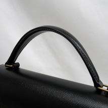 KR225231 イヴ・サンローラン ハンドバッグ 2Wayバッグ カサンドラ ミディアム ブラック レディース YVES SAINT LAURENT 中古_画像8