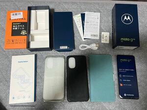 ワンオーナー新品に近い状態 SIMフリー MOTOROLA moto g52j 5G デュアルSIM、 SDカード拡張可能、防水 5.8インチ大画面 スムーズ発送