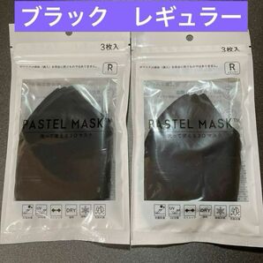 パステルマスク　レギュラー　ブラック