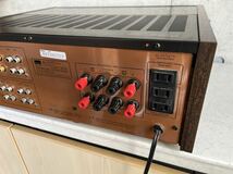  【通電OK】サンスイSANSUI AU-D707F EXTRAプリメインアンプ 通電のみ確認 現状品_画像9