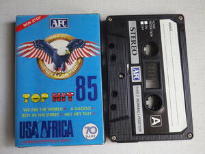 ◆カセット◆TOP HIT 85 USA AFRICA NON STOP 輸入版　　中古カセットテープ多数出品中！