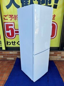 ■引取可能■2020年製　maxzen ２ドア冷凍冷蔵庫　JR160ML01WH■定格内容積157L