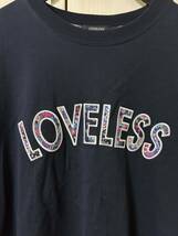 【新品未使用】 LOVELESS メンズ Tシャツ ネイビー Lサイズ ラブレス 半袖Tシャツ 【送料無料】 _画像4