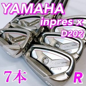 YAMAHA inpres X D202 / ヤマハ　インプレス レディースアイアン　7本セット　R 