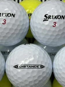 【最新モデル】スリクソン DISTANCE 色艶良好 傷汚れ書き込みなし A級ロストボール SRIXON 20球