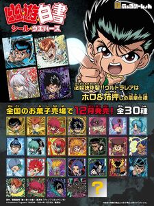 幽遊白書　ウエハースシール　全30種　フルコンプ　未開封　にふぉるめーしょん