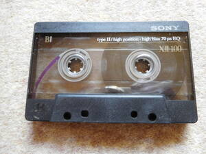 カセットテープ　SONY X2 ハイポジション　タイプⅡ　100分.