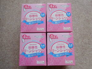 oka Moto weak acid . clean shower plus 4P (120ml×4). 4 pack 