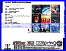 【特別仕様】LETHAL, SAIDIAN & SANCTUARY 多収録 DL版MP3CD 1CD◎_画像2