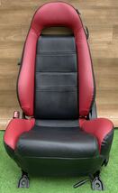 RX-7 GF-FD3S タイプRS MAZDASPEED スピード 美RX-7 FD3S助手席（レール付き） Genuine Seat （black-red）希少 レア_画像1