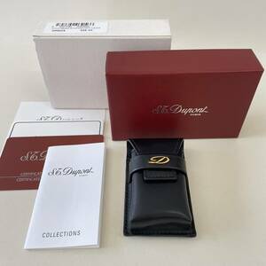 [ beautiful goods ]S.T Dupont/ Dupont gas lighter exclusive use leather case 050624 * 6054