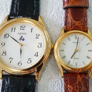 F655 全てSEIKO/セイコー ゴールドカラー 腕時計 9点セット アクセサリー メンズ レディース 大量 まとめて おまとめ まとめ売り 不動品の画像2