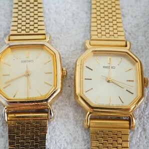 F642 全てSEIKO/セイコー ゴールドカラー 腕時計 6点セット アクセサリー メンズ レディース 大量 まとめて おまとめ まとめ売り 不動品の画像2