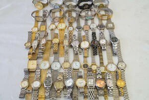 F783 large amount wristwatch 50 point set Vintage accessory men's lady's together . summarize set sale quartz immovable goods 