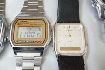 F970 CASIO/カシオ クォーツ デジタル メンズ 腕時計 6点セット アクセサリー 大量 まとめて おまとめ まとめ売り 不動品_画像3