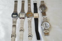 F970 CASIO/カシオ クォーツ デジタル メンズ 腕時計 6点セット アクセサリー 大量 まとめて おまとめ まとめ売り 不動品_画像1