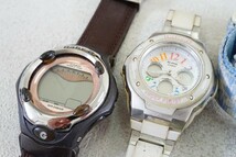 F1167 CASIO/カシオ Baby-G 腕時計 8点セット アクセサリー デジタル クォーツ 大量 まとめて おまとめ まとめ売り 不動品_画像2