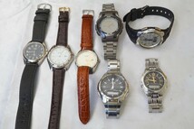 F1320 CASIO/カシオ クォーツ デジタル メンズ 腕時計 7点セット アクセサリー 大量 まとめて おまとめ まとめ売り 不動品_画像1