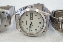 F1298 全てSEIKO/セイコー メンズ ヴィンテージ 腕時計 4点セット アクセサリー アンティーク 大量 まとめて おまとめ まとめ売り 不動品_画像4