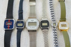 F78 CASIO/カシオ クォーツ デジタル メンズ レディース 腕時計 6点セット アクセサリー 大量 まとめて おまとめ まとめ売り 不動品