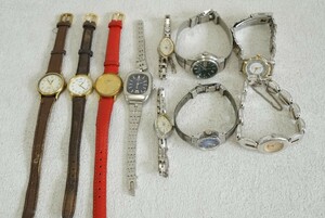 F325 全てSEIKO/セイコー レディース 腕時計 10点セット クォーツ ブランド アクセサリー 大量 まとめて おまとめ まとめ売り 不動品