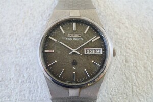 F356 SEIKO KING QUARTZ/セイコー キングクォーツ カレンダー メンズ 腕時計 ブランド アクセサリー クォーツ ヴィンテージ 不動品