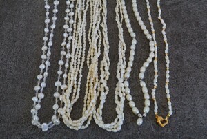 B1388 本真珠 淡水パール ネックレス ヴィンテージ アクセサリー 大量 セット まとめて おまとめ まとめ売り ペンダント