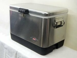 Coleman/ Coleman steel belt cooler,air conditioner Model:6150/6155 silver × black capacity :51L used [USED]