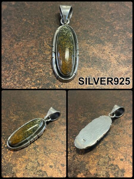 SILVER/シルバー925 ターコイズペンダント