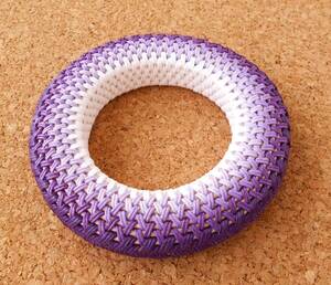 * archery handicraft rattan & craft skill string volume purple series gradation /592[ new work ]*