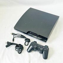 SONY PlayStation3 PS3 プレステ3 CECH-3000B コントローラー付 通電確認済 現状品_画像1