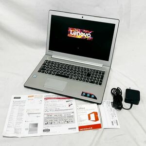 Lenovo Ideapad 510-15ISK Core i3-6100CPU 2.30GHz メモリ 4GB ストレージ 420GB Win10Home レノボ ノートPC 通電確認済 現状品