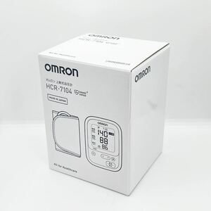OMRON Omron on arm type hemadynamometer HCR-7104 standard 19 series electrification verification settled present condition goods 