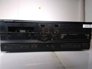  auto cassette desk, model X-5WR,kenwood manufacture, black color 