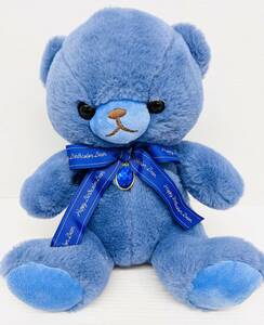 ZT2773 1円スタート!! Happy Birthcolor Bear ハッピーバースカラーベア 9月 28cm サファイアブルー ぬいぐるみ 誕生月