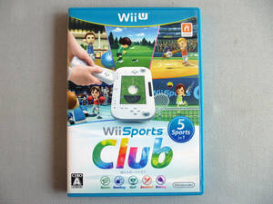 ★☆ 任天堂 Nintendo WiiU Wii Sports Club スポーツ クラブ テニス ボーリング ゴルフ 野球 ボクシング 全5種目 ソフト Wii U 匿名 ☆★